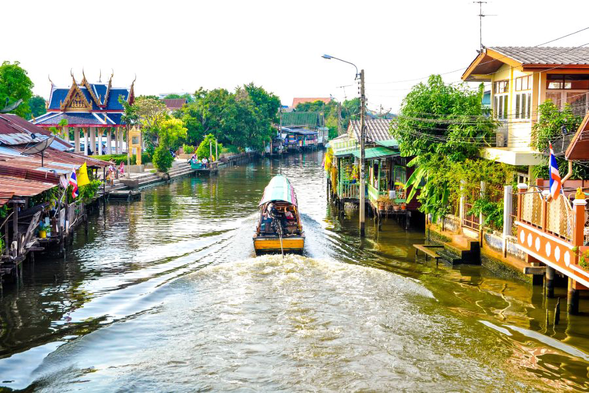 Discovery of the “khlongs”, the famous canals of Bangkok