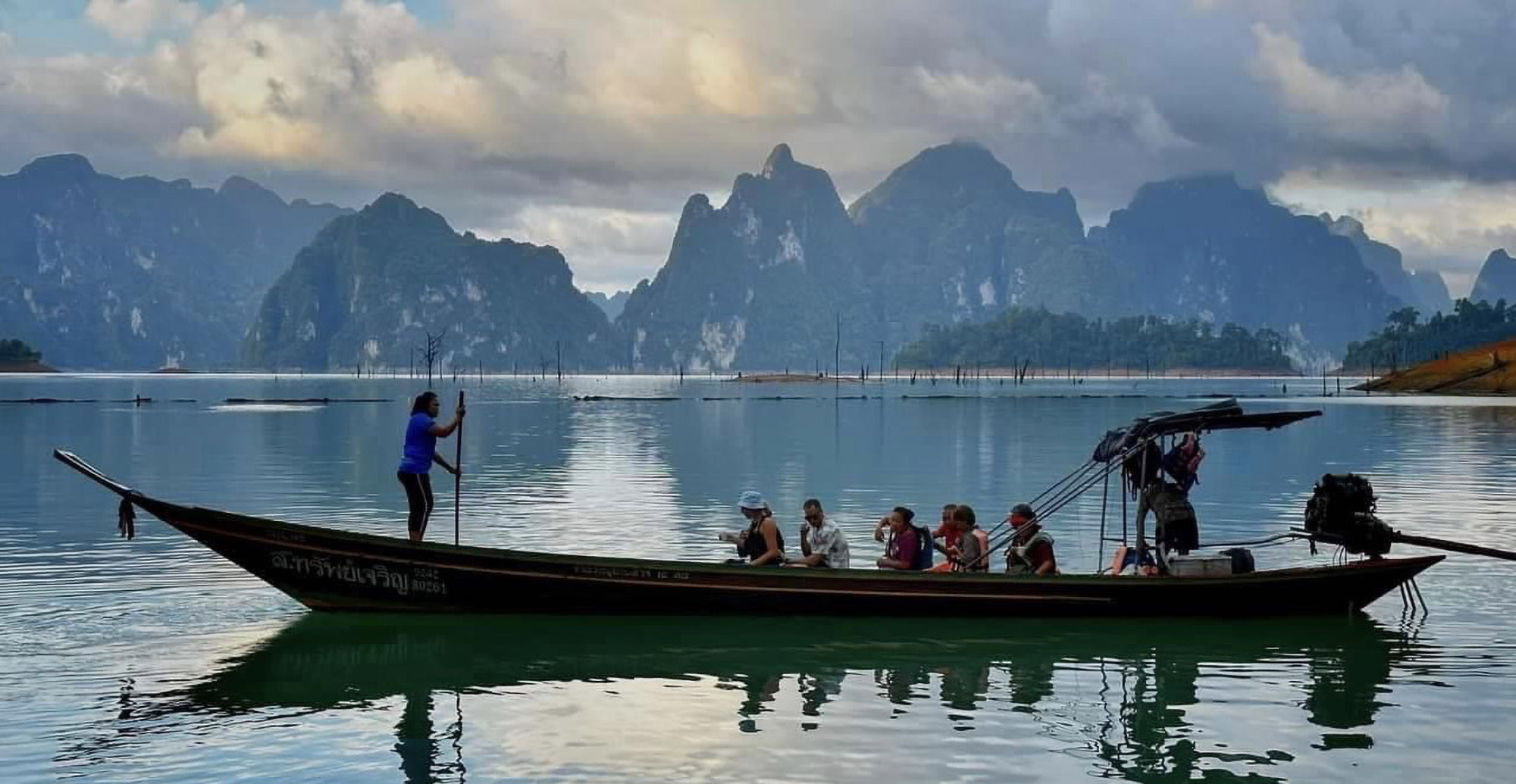 Séjour sur le lac Chiew Larn.